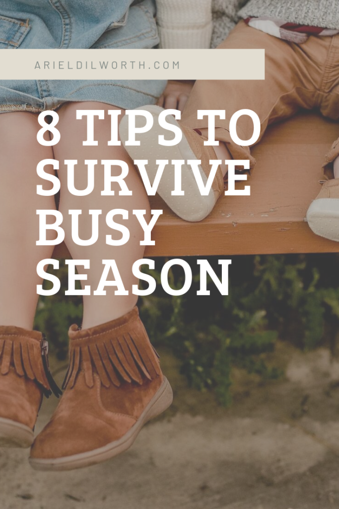 8 Tips to Survive Busy Season as a Photographer | Busy Season Tips| Marketing for Photographers with Ariel Dilworth 
