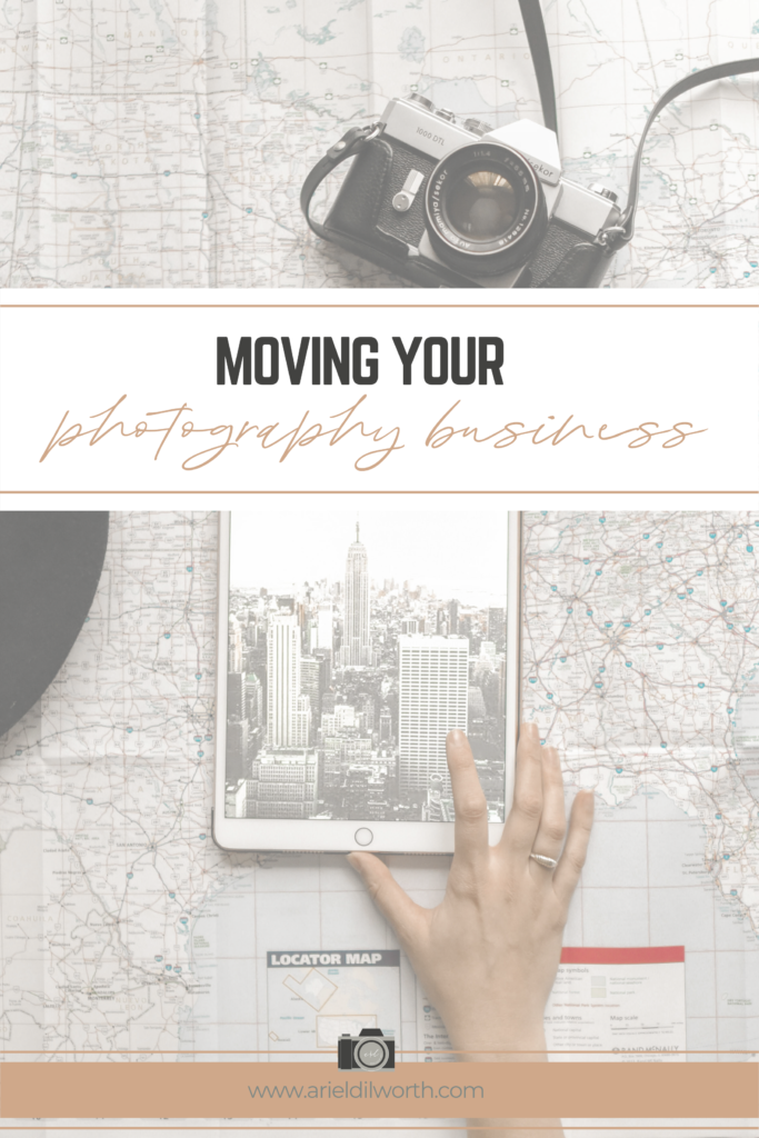 Moving Your Photography Business | Ariel Dilworth Co.