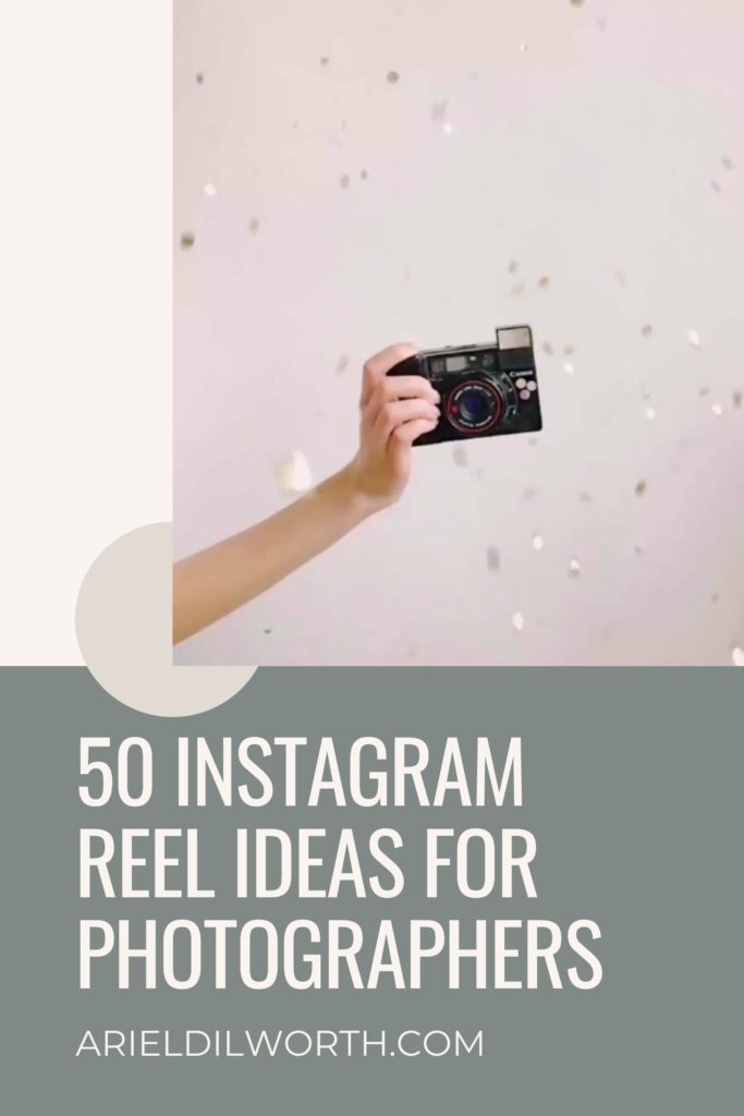 Instagram reel ideas for photographers