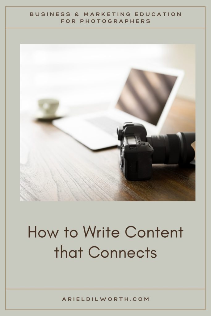 Writing Content for your Photography Business 